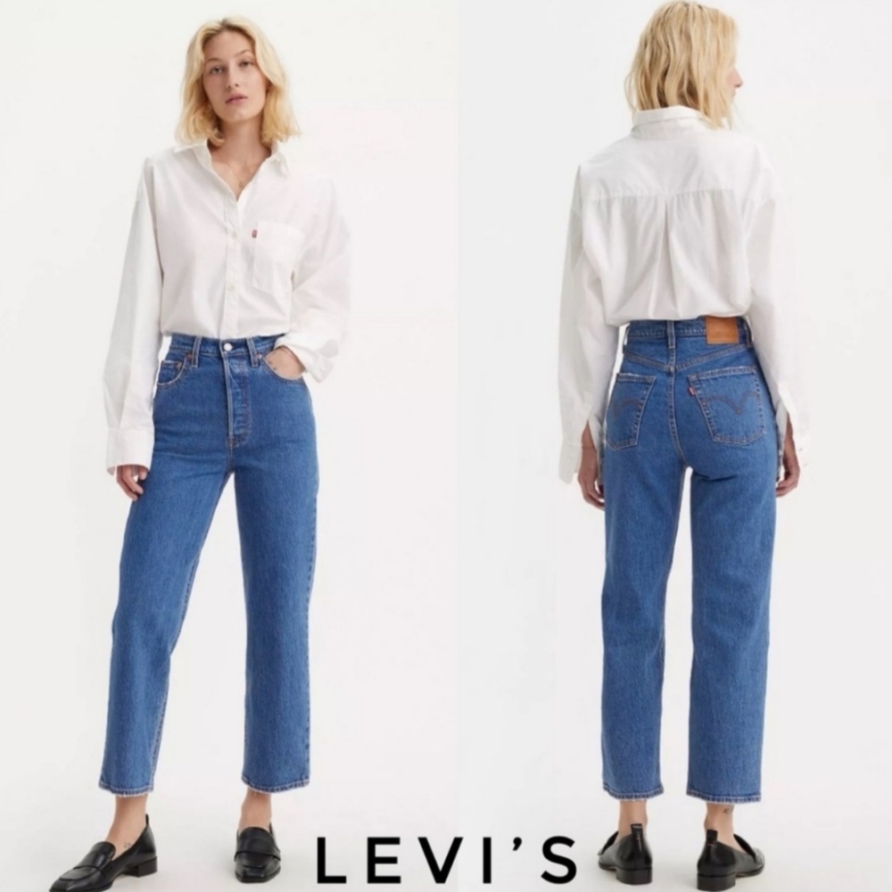 Levi's premium ribcage straight ankle